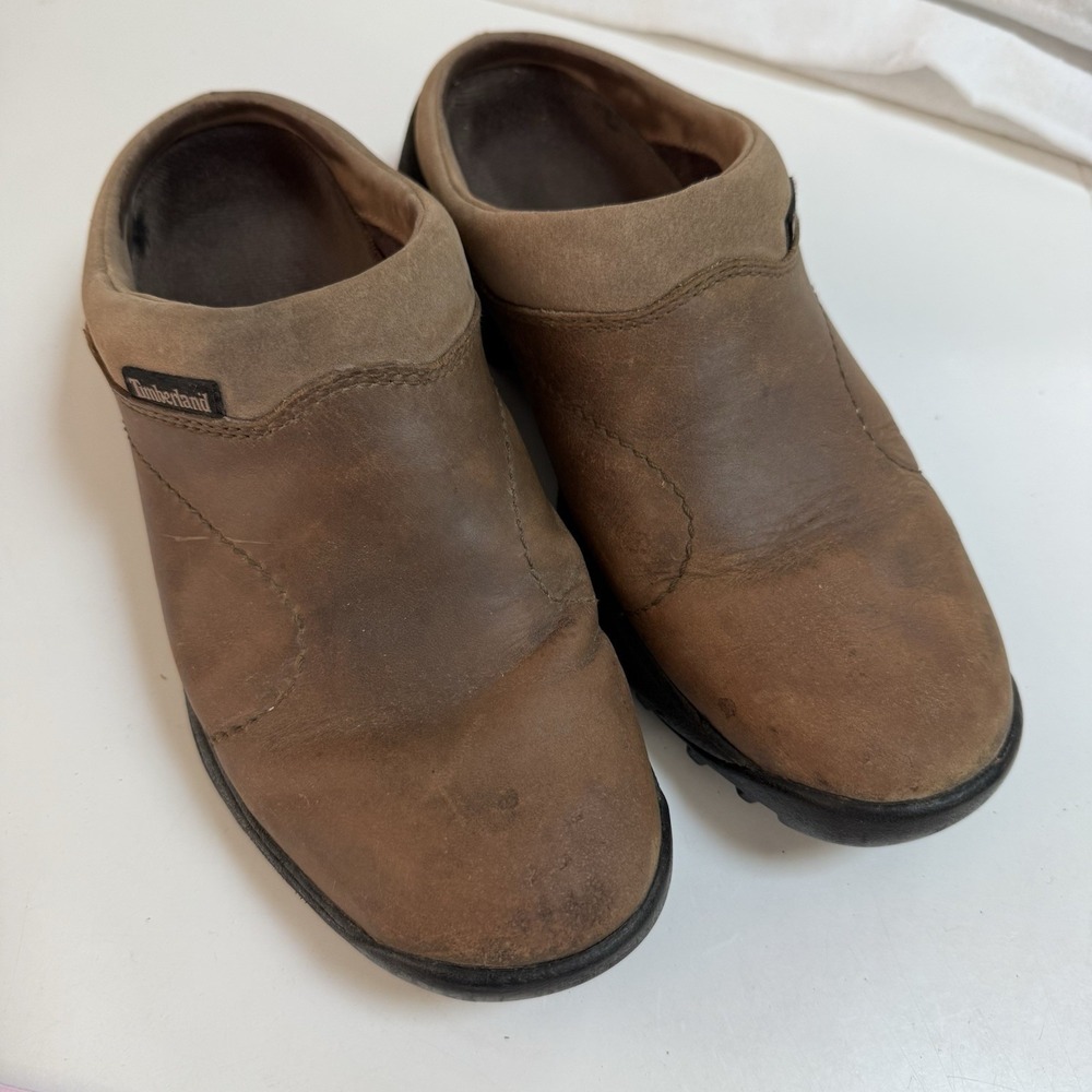 Timberland Women's Trek Clogs Mules, Brown, Size 8.5 - Picture 3 of 5